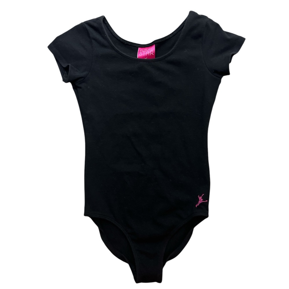Girls black Leotard Capezio dance, gymnastics,